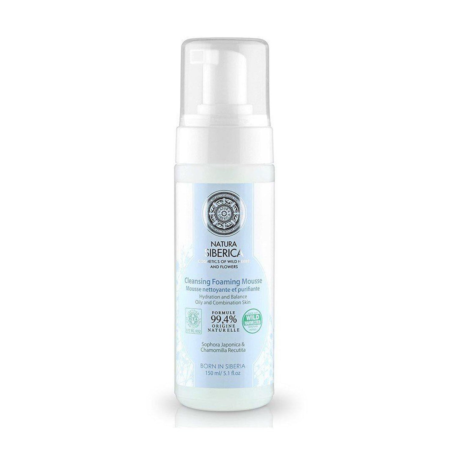 Natura Siberica Hidratacion Y Equilibrio Mouse Limpeza Pél Grasa 170Ml