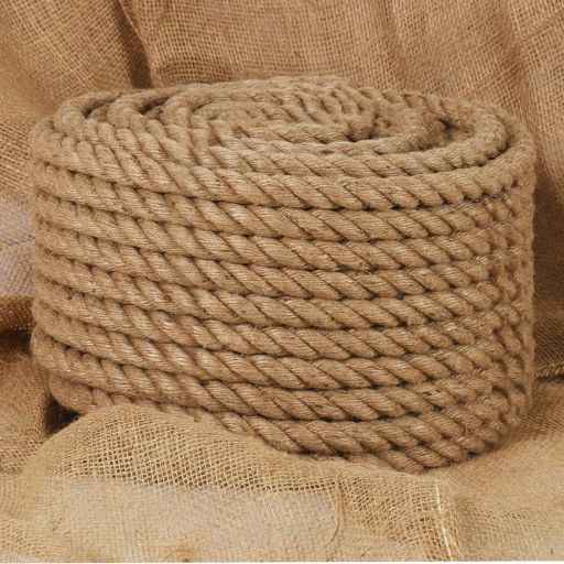 vidaXL Corda 100% juta 10 mm 250 m