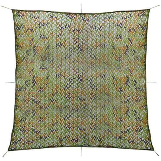 vidaXL Rede de camuflagem com saco de armazenamento 1,5x3 m