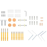 vidaXL Barra de parede/espaldar 80x15,8x195 cm madeira