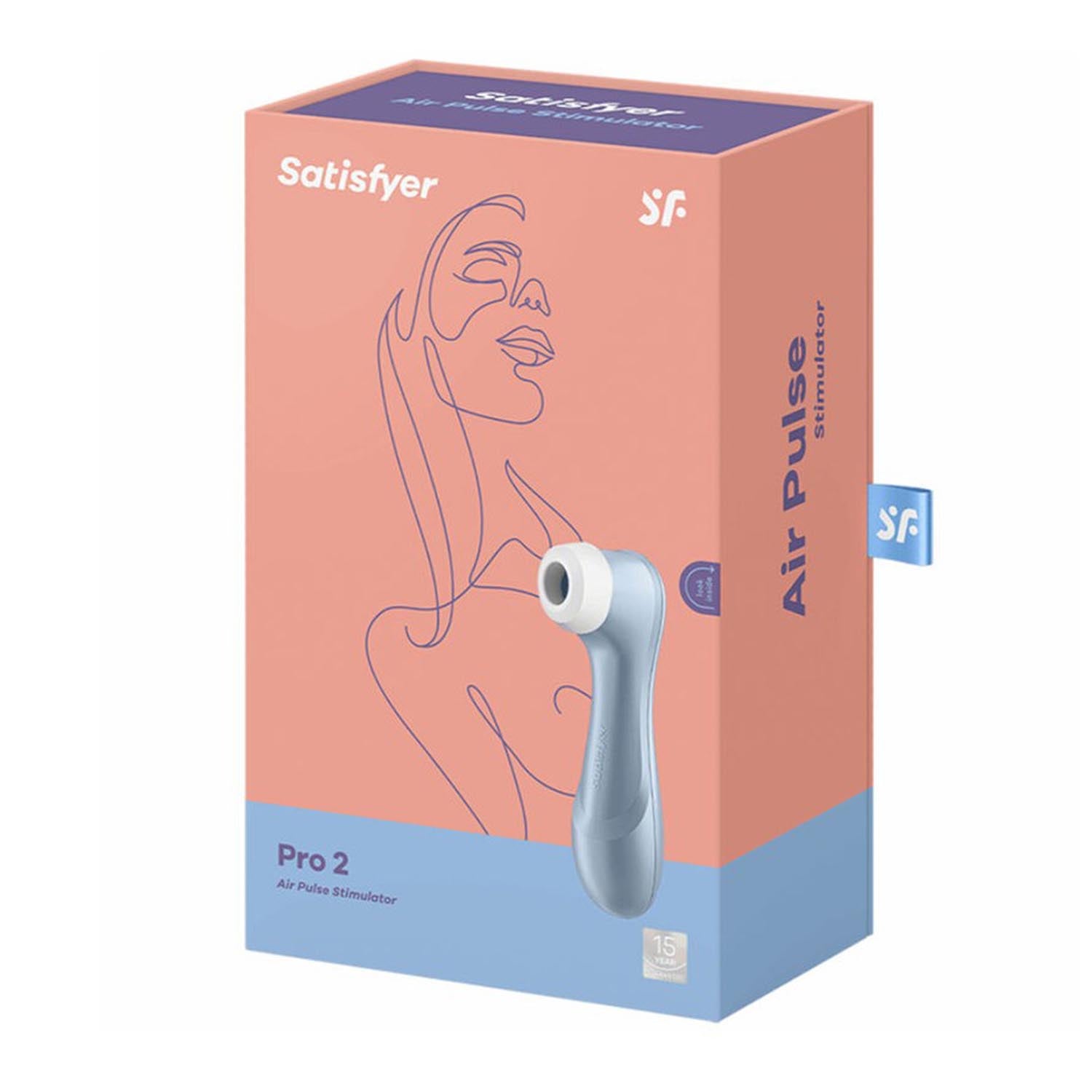SATISFYER PRO 2 ESTIMULADOR DE AIRE AZUL 1UN