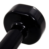 vidaXL Halteres 2 pcs 2x5 kg ferro fundido preto