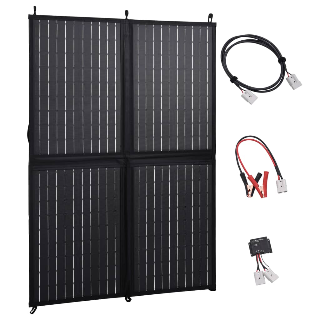vidaXL Painel solar dobrável 100 W 12 V