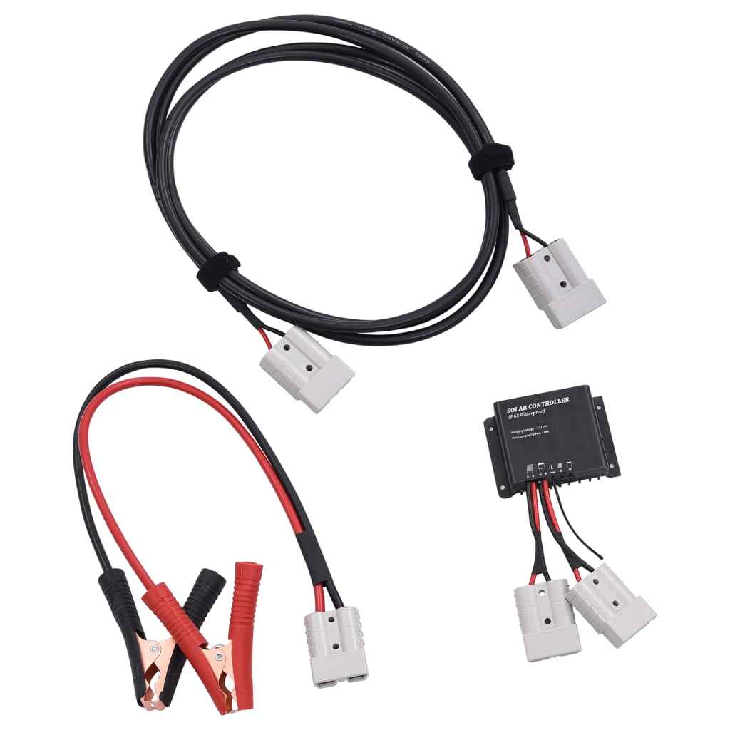 vidaXL Painel solar dobrável 100 W 12 V