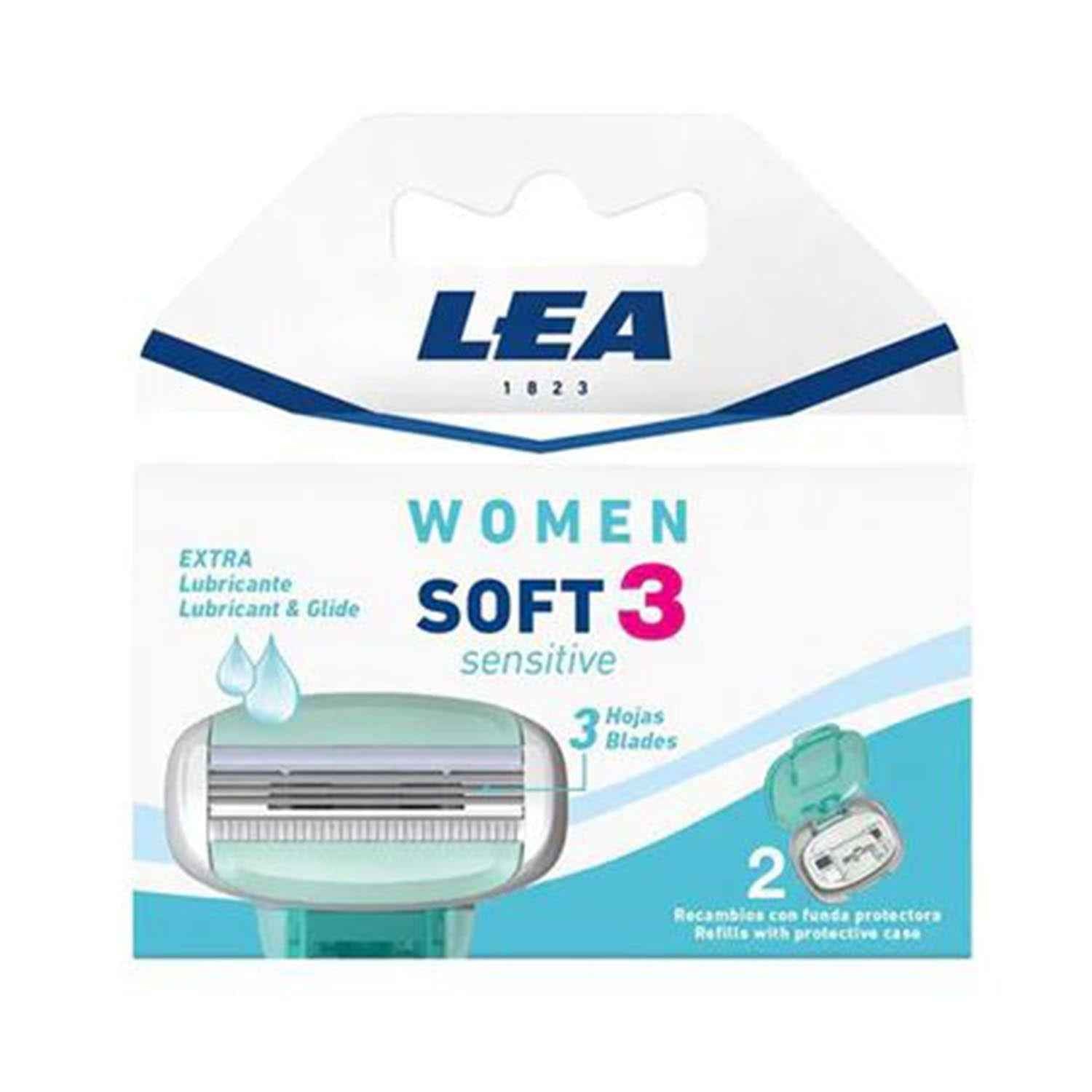 Lea Recambios Woman Soft3 Sensitive 2Un