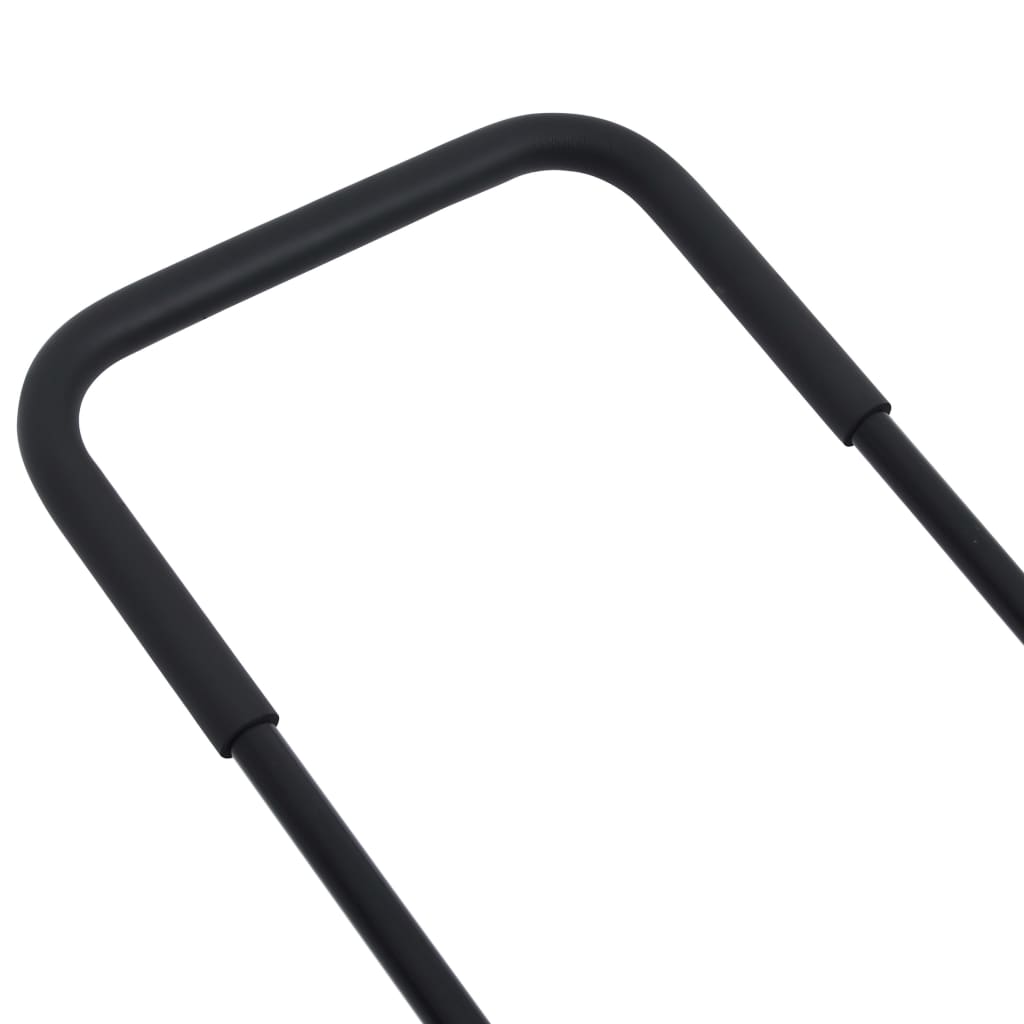 vidaXL Carrinho de mão 78 L 100 kg preto e laranja