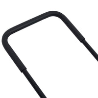 vidaXL Carrinho de mão 78 L 100 kg preto e laranja