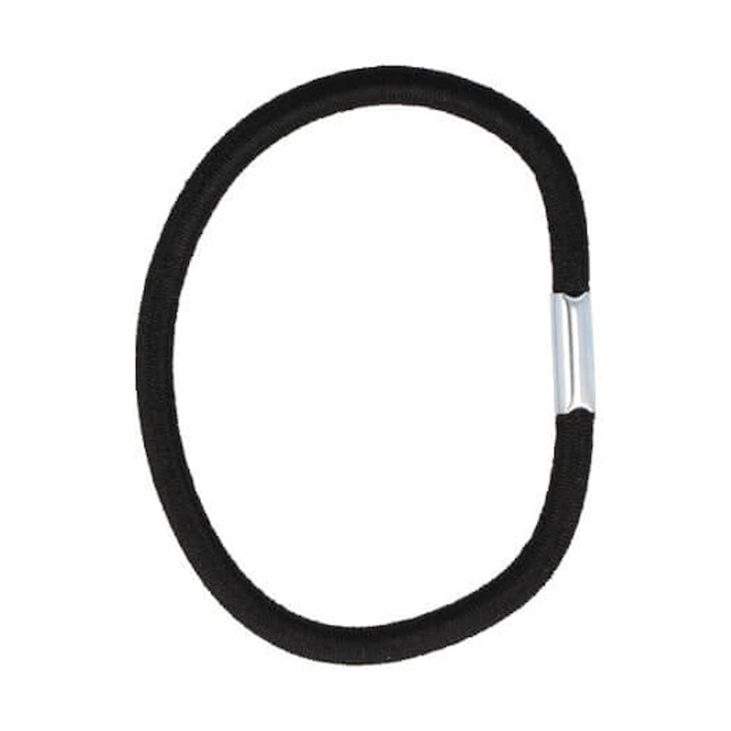 EUROSTIL CABELLO GOMAS GRUESAS NEGRO NEGRO PACK 8UN