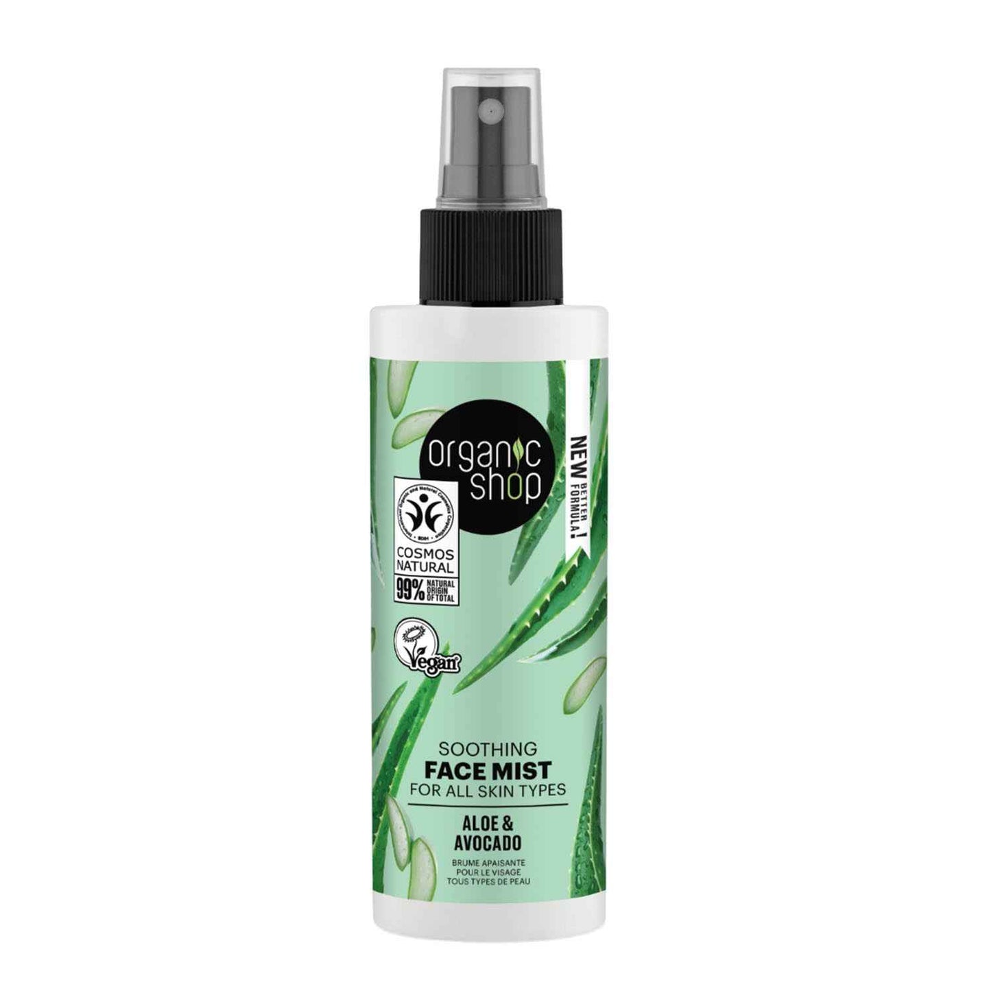 Organic Shop Aloe Niebla Facial Soothing 150Ml Vaporizador