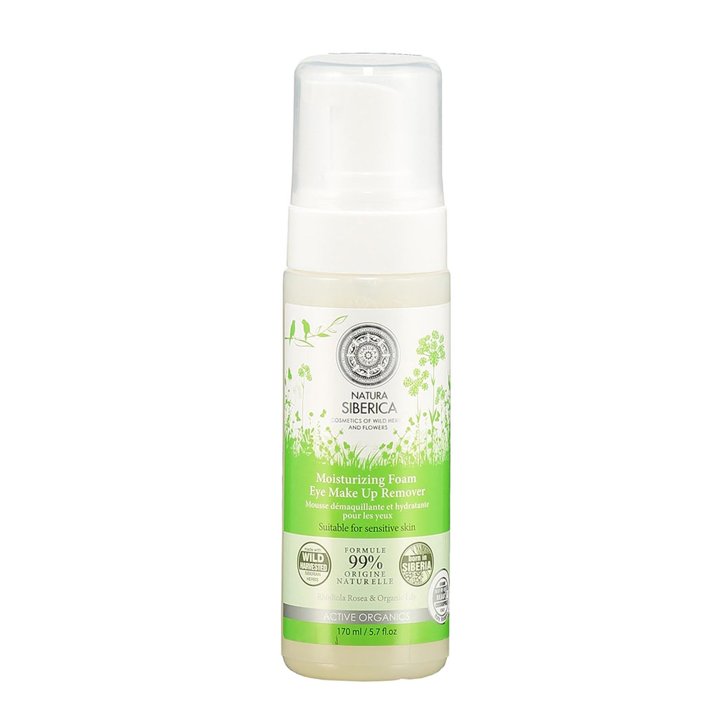Natura Siberica Moisturizing Espuma Desmaquilhante Pél Sensible 170Ml