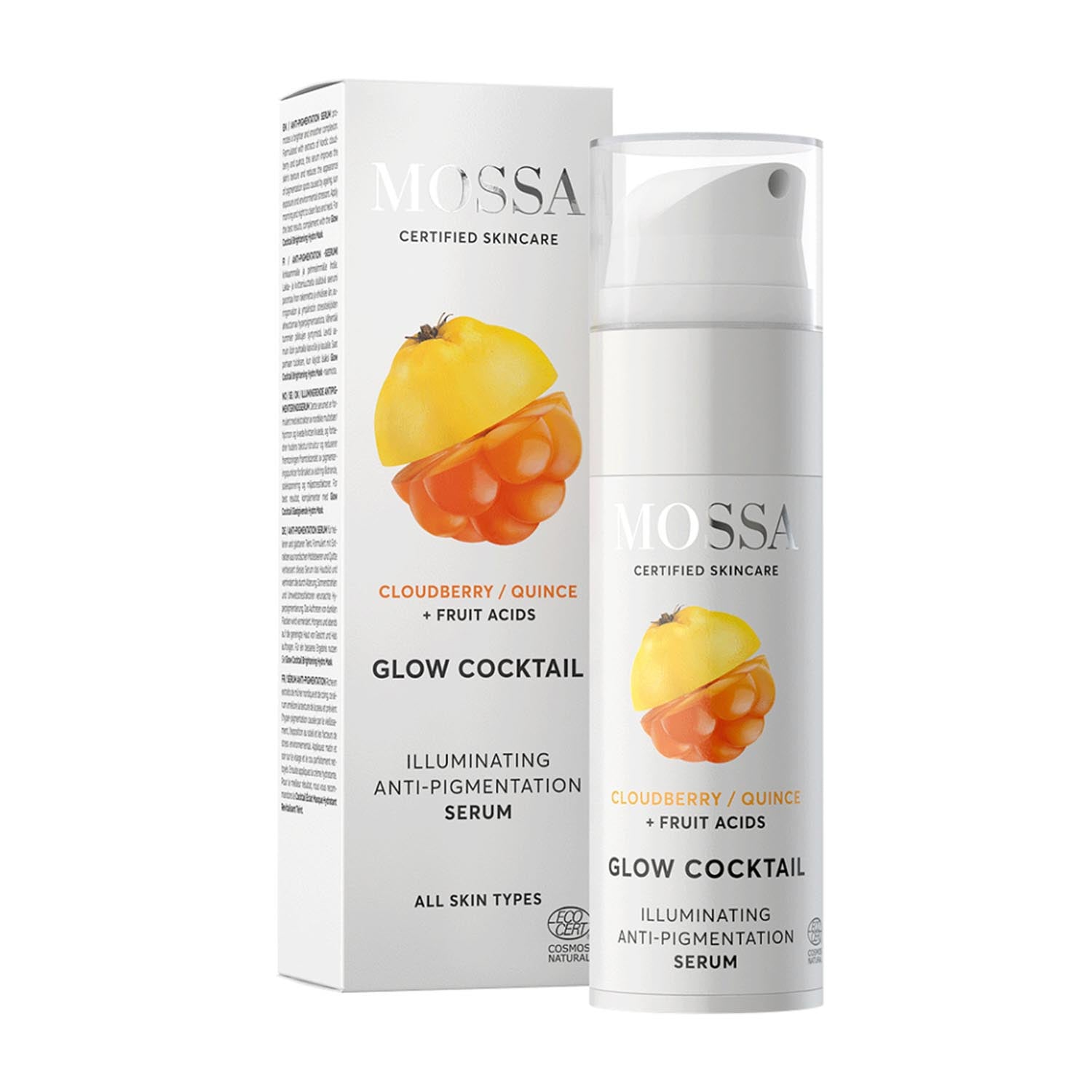 MOSSA GLOW COCKTAIL ANTI-PIGMENTACION SERUM ILUMINADOR MORADO 25ML