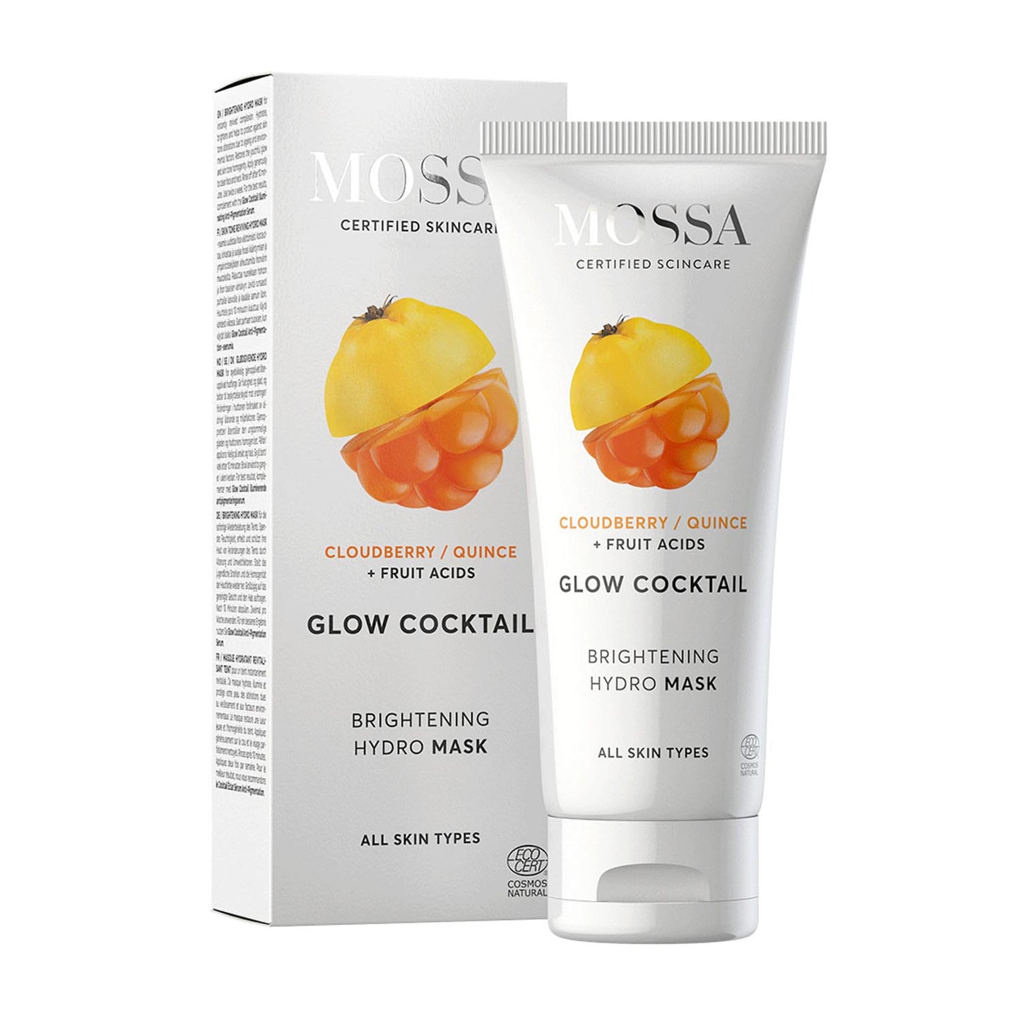 MOSSA GLOW COCKTAIL MASCARILLA FACIAL HIDRATANTE MORADO 60ML