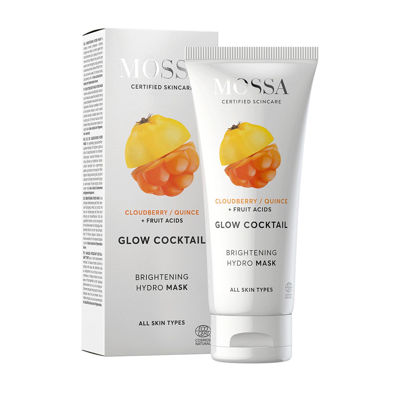 MOSSA GLOW COCKTAIL MASCARILLA FACIAL HIDRATANTE MORADO 60ML