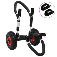 vidaXL Tróleis para caiaque 2 pcs alumínio