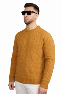 CREWNECK CABLE KNIT - ESCAPISM