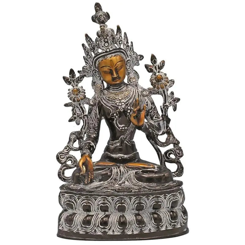 Estátua de Tara branca - 35.5 cm
