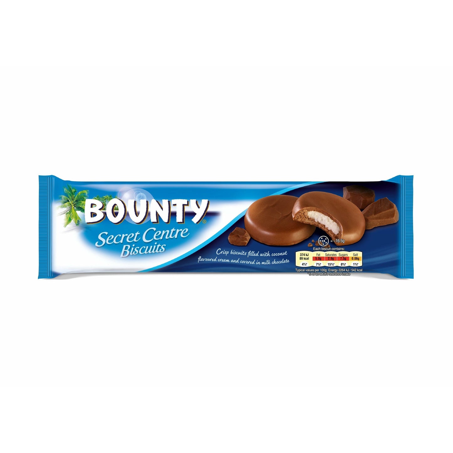 Bounty Secret Centre Biscuits 132g