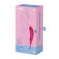 SATISFYER TWIRLING PRO VIBRADOR AIR PULSE HYBRID ROJO 1UN