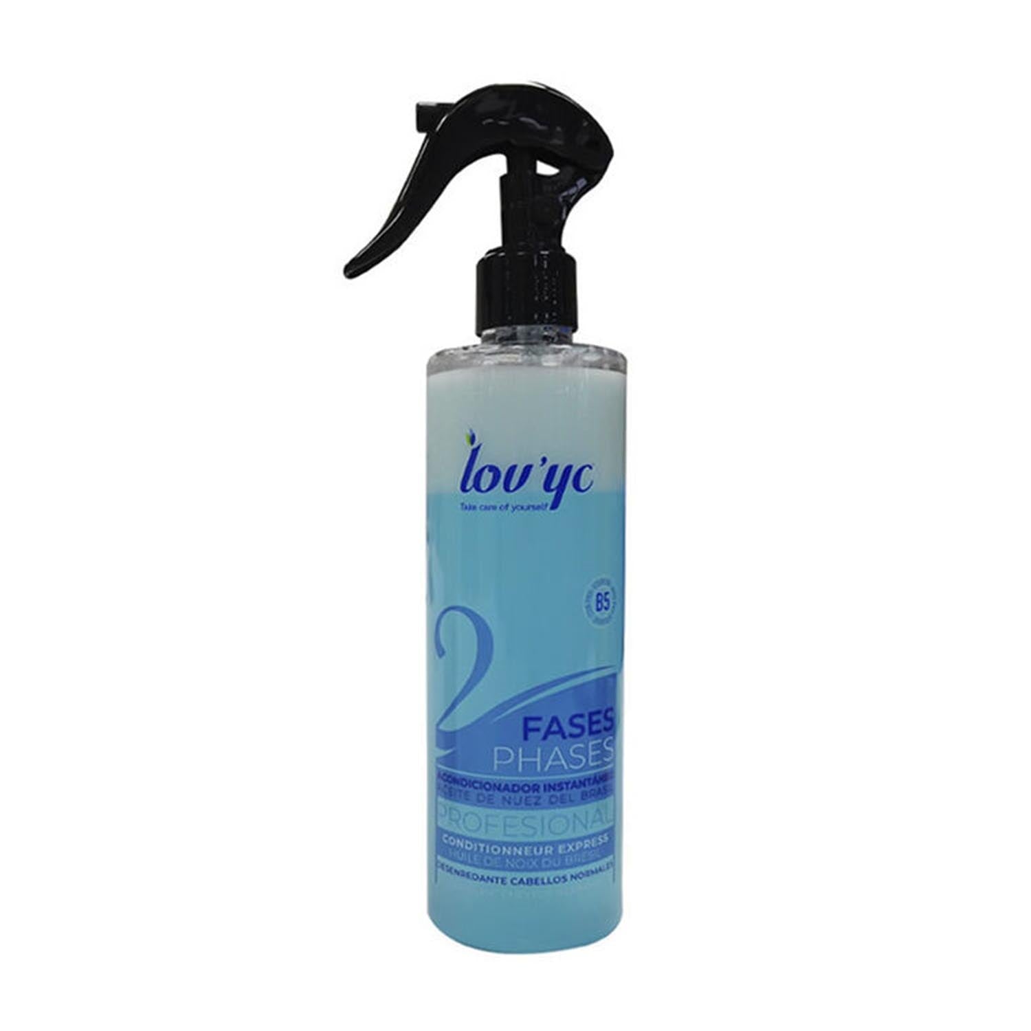 Lovyc Bi-Phase Acondicionador Instantaneo Aceite De Nuez Del Brasil Cabelos Normales 300Ml