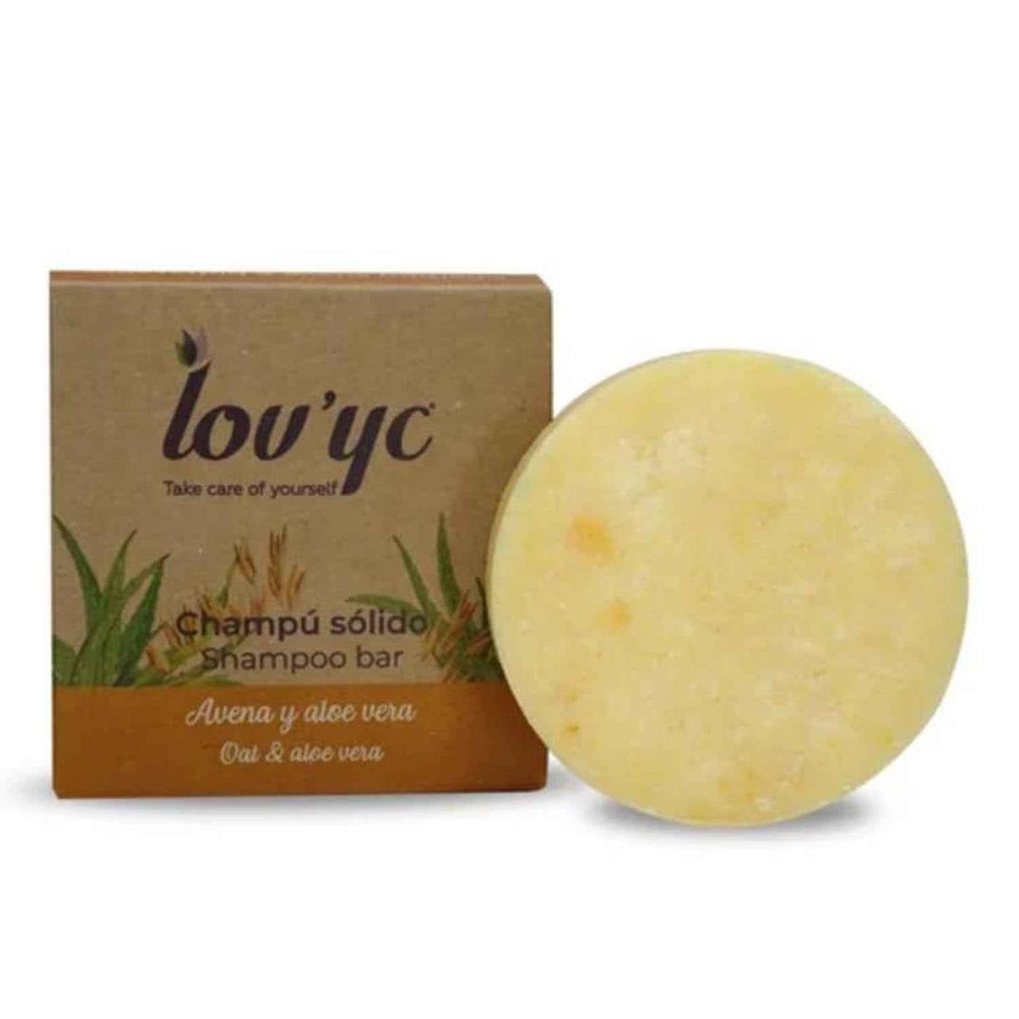 Lovyc Avena Y Aloe Vera Shampoo Solido 50Gr