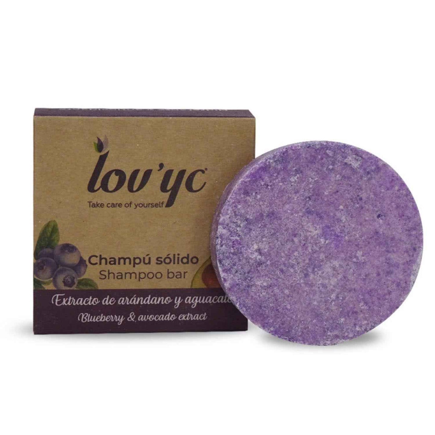 Lovyc Arandanos Y Aguacate Shampoo Solido 50Gr