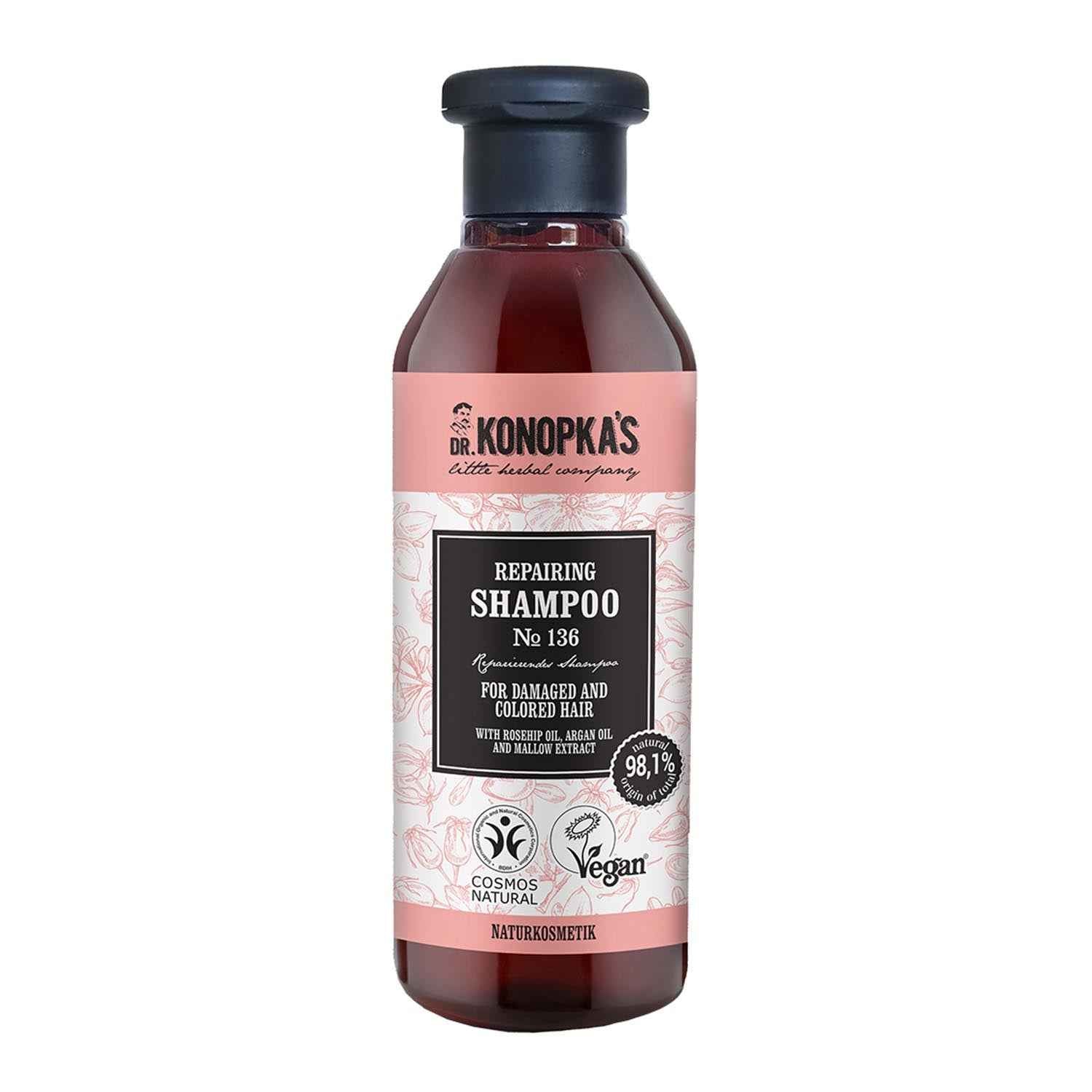 Dr.Konopkas Repairing Shampoo Cabelo Teñido Nº136 280Ml