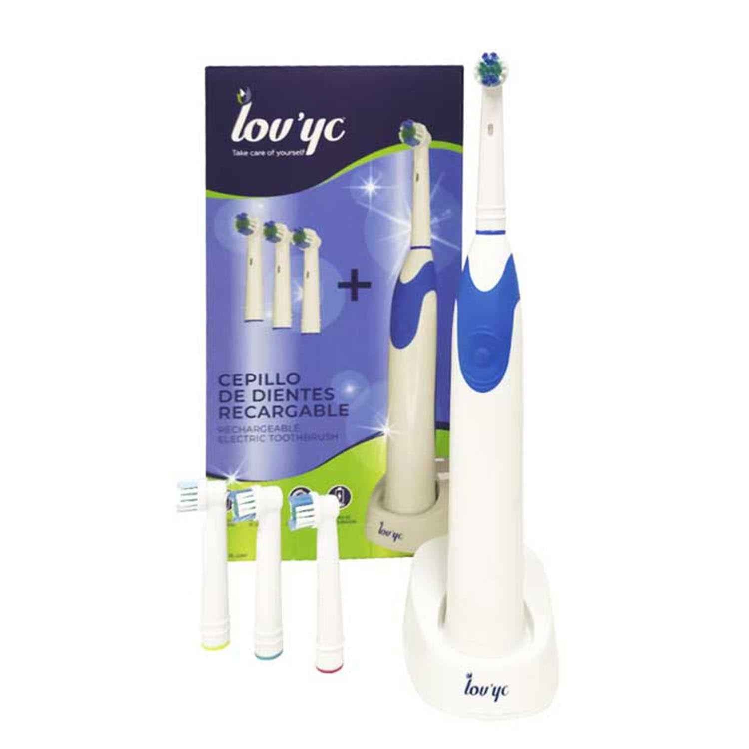 Lovyc Recargable Cepillo De Dientes """+4 Cabezales""""""""" 1Un