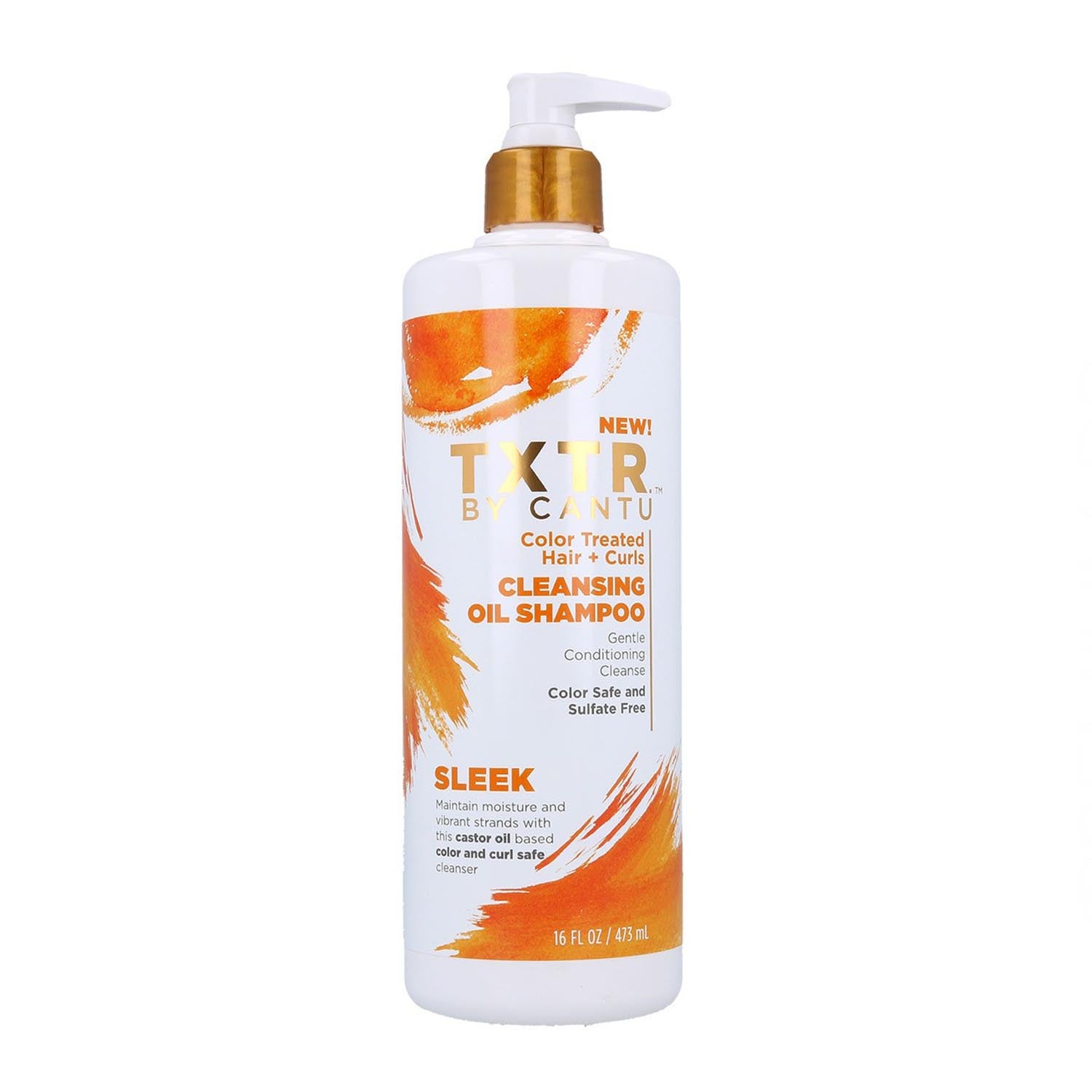 CANTU TXTR CLEANSING OIL SHAMPOO SLEEK 473ML