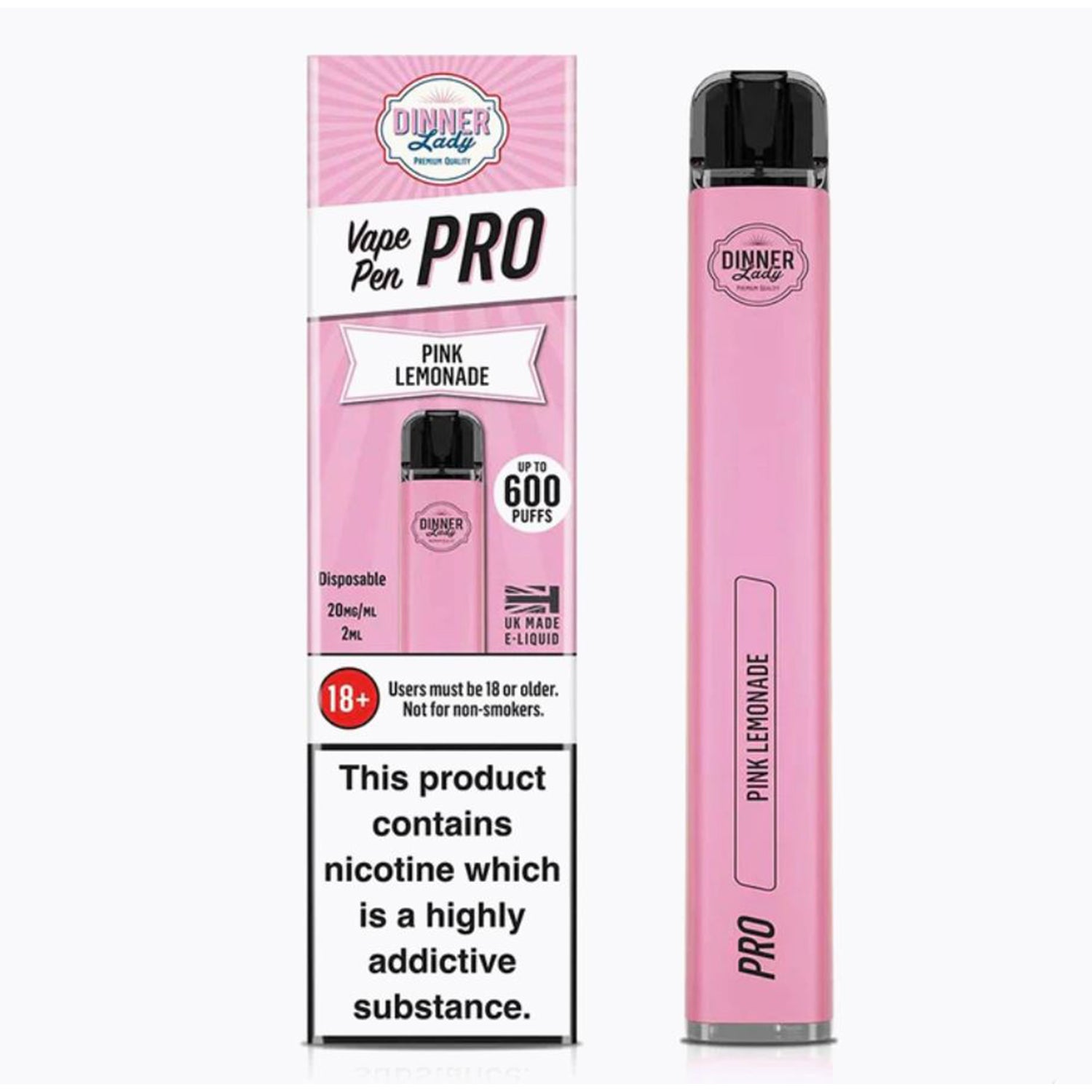 DINNER LADY PRO VAPEADOR "PINK LEMONADE" 1UN