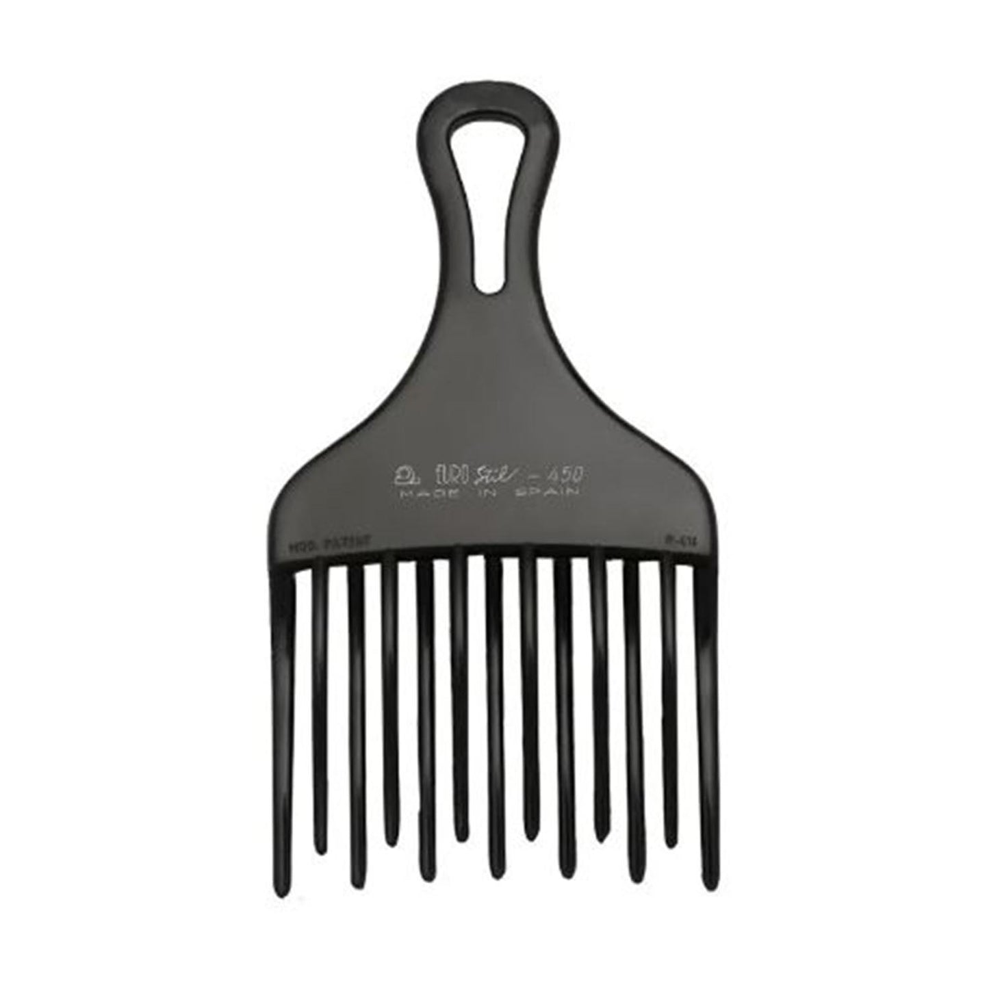 Eurostil Eurostil Peine Ahuecador Doble Pua Grande Negro Negro 1Un