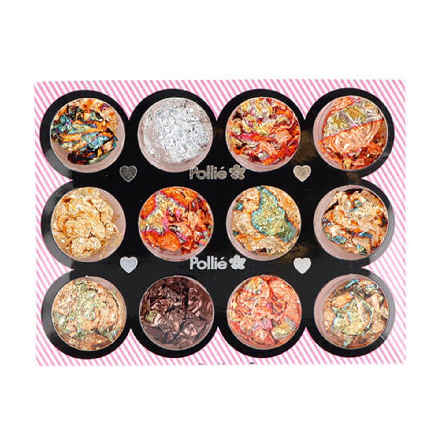 Purpurina Nail Art Eurostil 12 Cores (12 x 1 g)