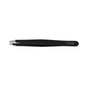 EUROSTIL 9CM PINZA DE DEPILAR NEGRA RECTA 1UN