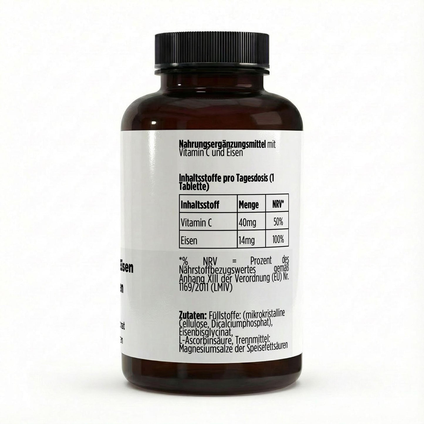 Ferro + Vitamina C - 120 comprimidos veganos