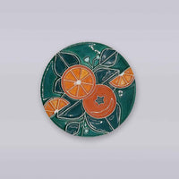 Algarve Citrus Grove Ceramic Coaster