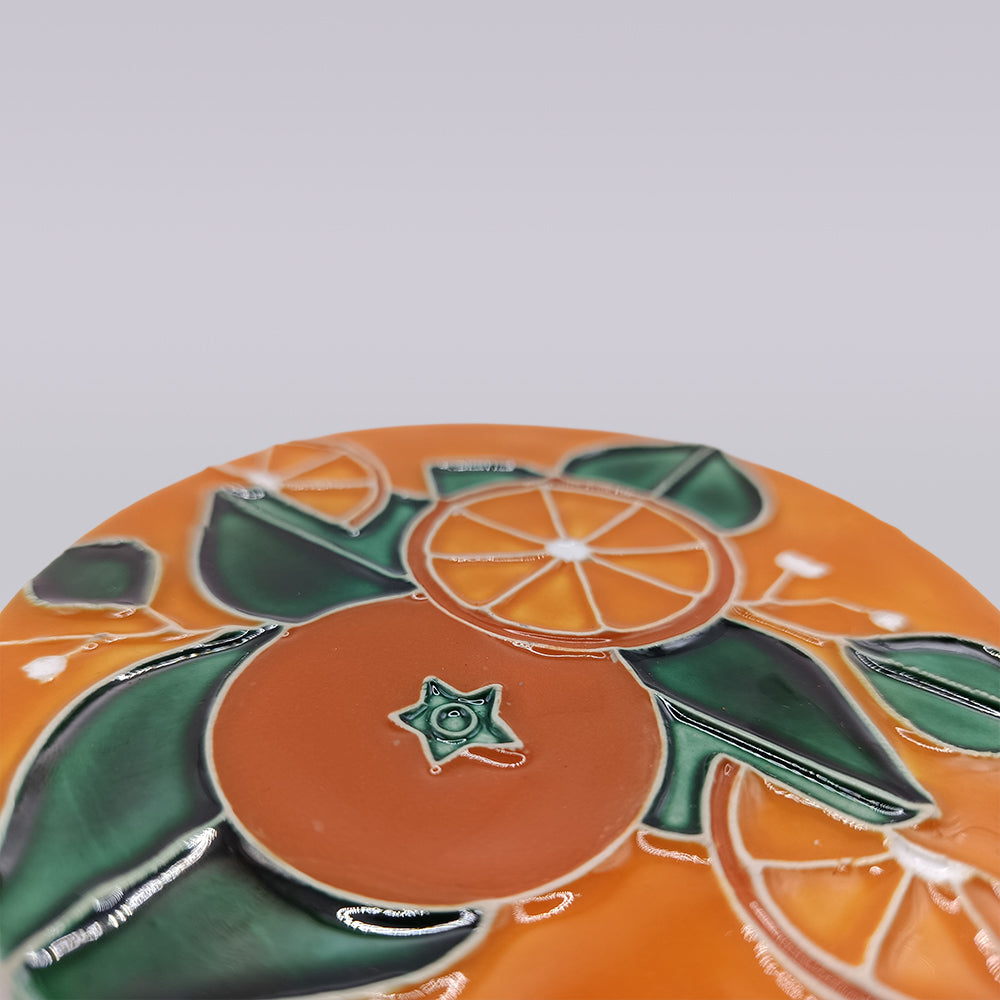 Algarve Orange Blossom Ceramic Coaster