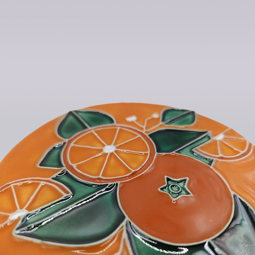 Algarve Orange Blossom Ceramic Coaster
