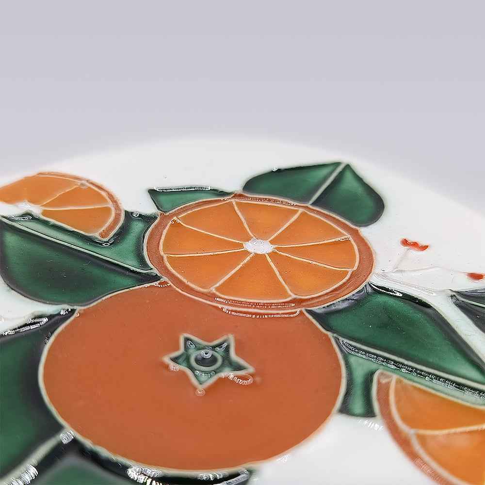Algarve Orange Harvest Ceramic Coaster