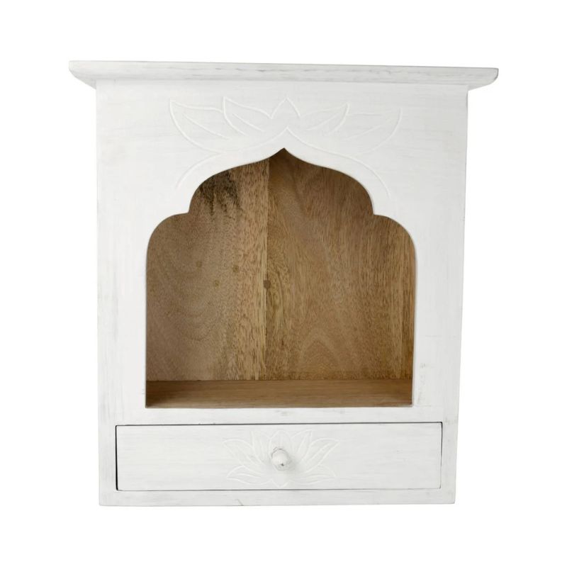 Altar em Madeira de Manga Whitewash