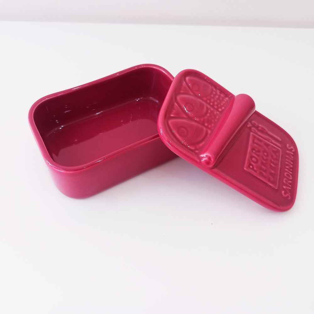 Hand-painted Ceramic Soap Box - Sardines