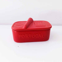 Hand-painted Ceramic Soap Box - Sardines