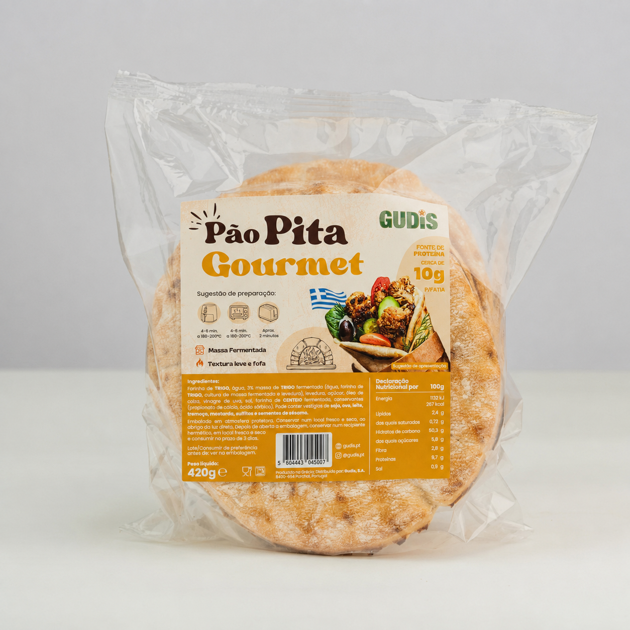 Pão Pita Gourmet 420g