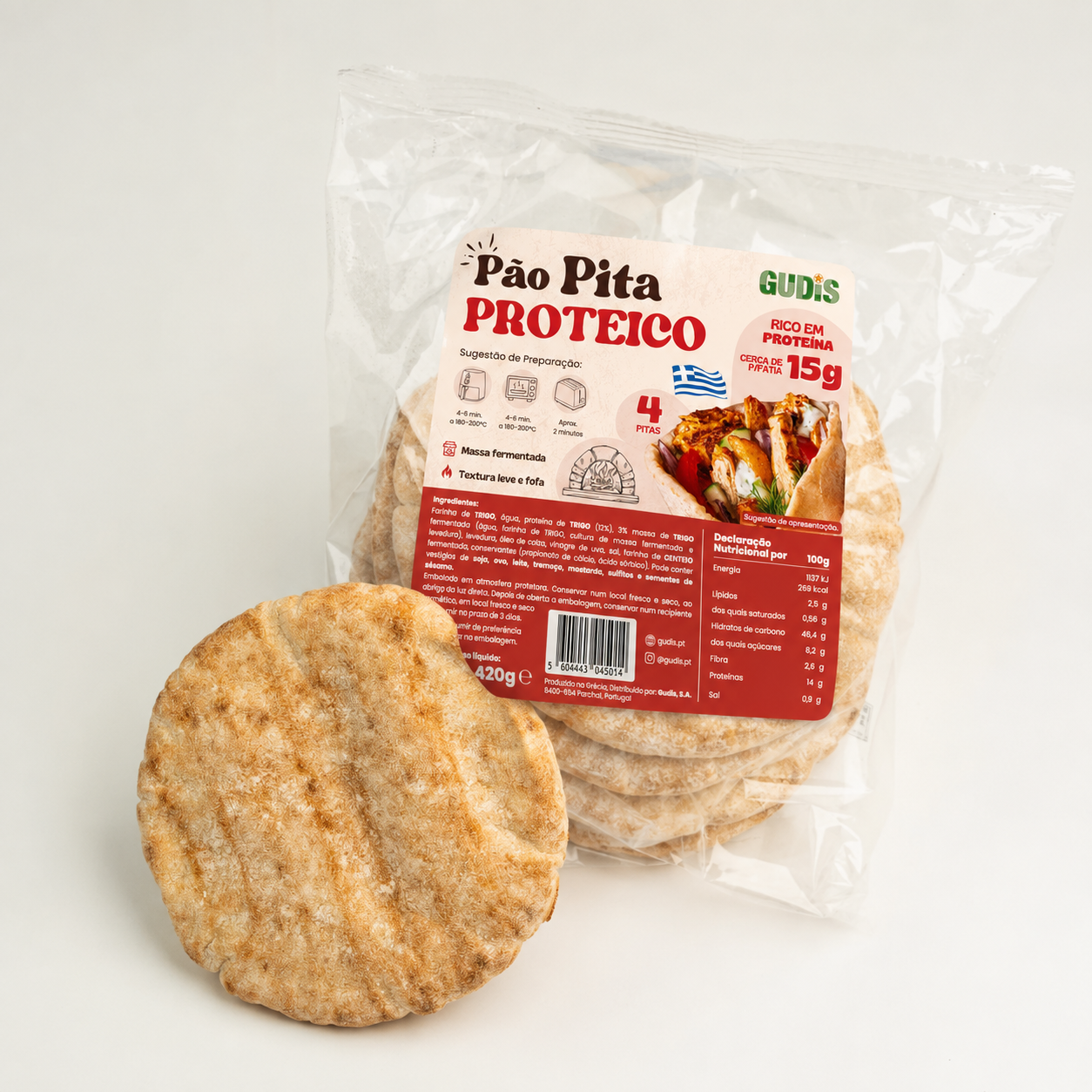 Pão Pita Proteico 420g