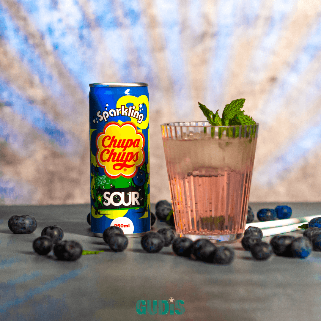 Chupa Chups SOUR Mirtilo 250ml