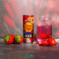 Chupa Chups SOUR Morango 250ml