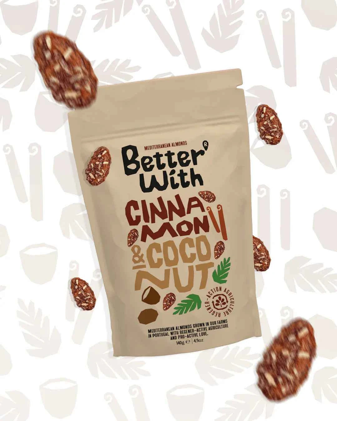 Amêndoas de Idanha com Canela e Coco - 140g