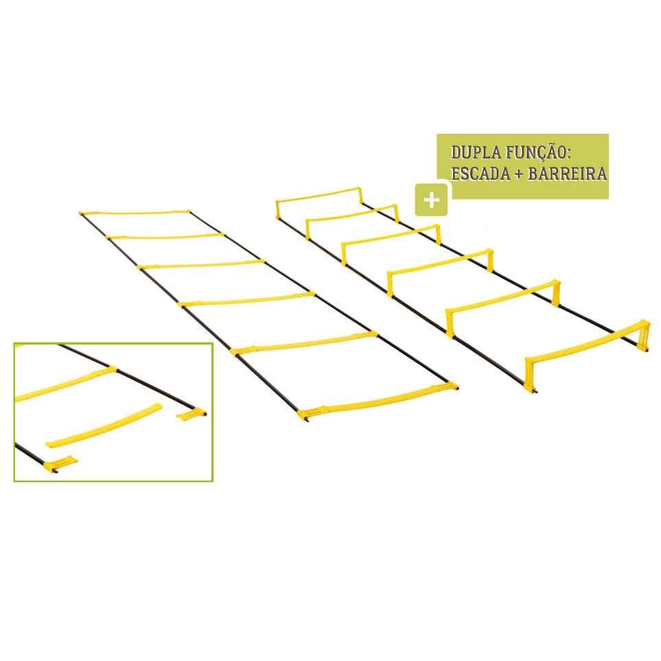 Escada de agilidade e velocidade c/barreira