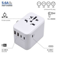 Ewent Adaptador de viagem universal - EW1470