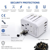 Ewent Adaptador de viagem universal - EW1470