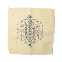 Kit de cristais dos 7 chakras com grelha e pontas de quartzo