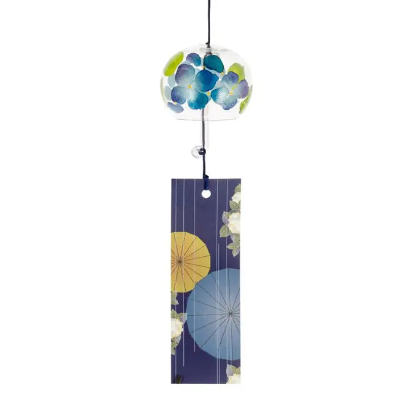 Sino japonês de cristal Furin - Ajisai